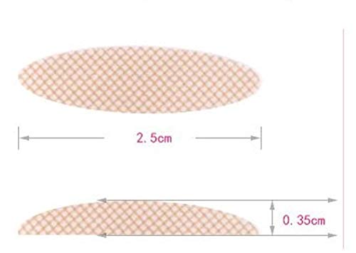 240 Pairs Wide Nature Skin Color Lace Mesh Waterproof Sweatproof Makeup Eyelid Stickers Invisible Self-adhesive Non-trace Eyelid Tape Big Eye Decoration Non Reflective Eyelid Sticker