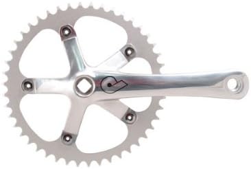 Pake Track Bicycle Crank Set - 3/32in (170mm - Silver)