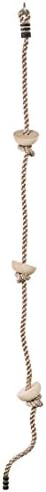 Ultrakidz Climbing Rope with 3 wooden climbing aids