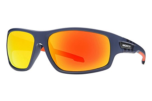 Denver Broncos Mens Sunglasses Blue/Orange Mirror