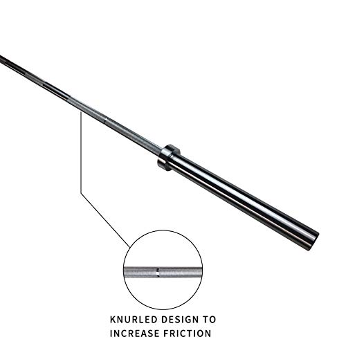 E.T.ENERGIC 7ft Olympic Barbell Weight Bar Workout Weightlifting with