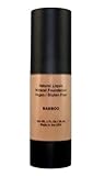 Natural Coverage Liquid Mineral Foundation Makeup - 90% Organic Ingredients, Gluten-Free, Paraben Free, Vegan, Cruelty-Free, Made in USA (BAMBOO-WARM/NEUTRAL)