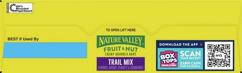NATURE VALLEY CHEWY FRUIT AND NUT GRANOLA BARS, TRAIL MIX SNACK BARS, 12 CT, 14.4 OZ