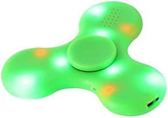 ELECSUM Bluetooth Speaker Finger Spinner Handspinner &amp; LED Light Decompression Focus Anxiety Relief Toys