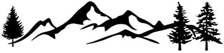 styleinside Tree Mountain Decal Scene Large Northwest 100cm Car Sticker Truck RV Offroad 3028645031