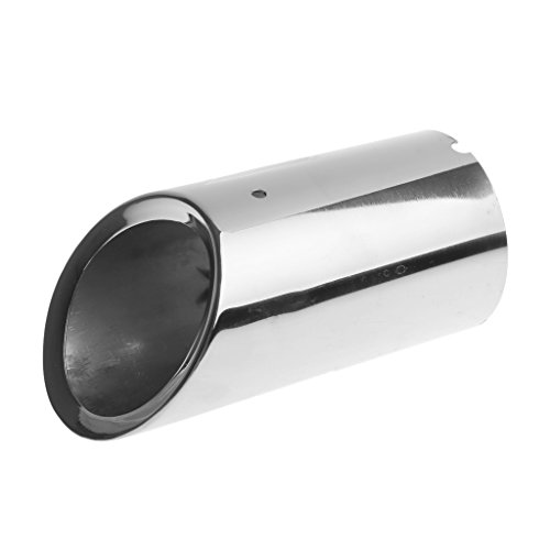 Itlovely 2xStainless Steel Exhaust Muffler Pipe for VW Volkswagen Jetta MK6 Golf 6 Golf 7