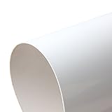 Blank Acoustic Guitar Pickguard Plate With Adhesive Back White