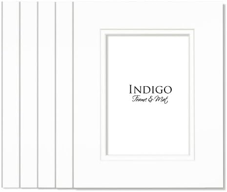 SET of 10 - GREATPACK 11x14 White Double Mats - fit 8x10 Photo Art