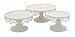 Deco 79 96998 Metal Cup Cake Stands (Set of 3), 8