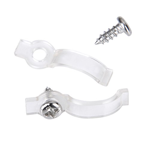 Eboot 100 pieces strip light mounting brackets fixing clips, one-…