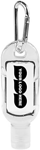 1.8 Oz Hand Sanitizer Antibacterial Gel in Flip-Top Bottle with Carabiner - 150 Quantity - $1.90 Each - PROMOTIONAL PRODUCT / BULK / BRANDED with YOUR LOGO / CUSTOMIZED