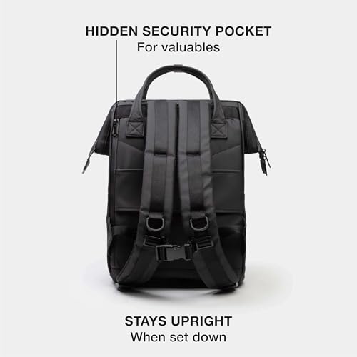 Portland Gear Cascade Standard Backpack, Weatherproof Construction, Perfect for Daily Use and Travel, Padded Laptop Sleeve and Adjustable Straps, 21L, Black