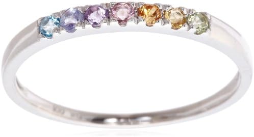 [スイーツジュエリーマーケット] Sweets Jewelry Market K10ホワイトゴールド パステルカラーパレット ピンキーリング SJP120528005 日本サイズ5号