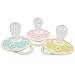 Dianoo Baby Pacifier, 100% Silicone Orthodontic Pacifier, 2PCS (the colors will be sent at random)
