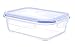 Kinetic Go Green Glasslock Elements Series 36-Ounce Rectangular Food Storage Container with Vented Lid 55083