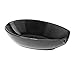 OGGI Spooner Ceramic Spoon Rest- Spoon Rest for Stove Top, Spoon Holder for Countertop, Kitchen Decor for Counter, Coffee Bar Accessories, Jet Black