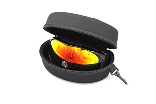 SUNREEKâ„¢Black Ski Goggle Hard Protective Carrying Case Sunglasses Case Protection Cover