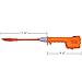 MACGOAL Electric Cattle Prod Livestock Prod Long Stock Prod Stick for Cow Pig Sheep 21.6 Inches