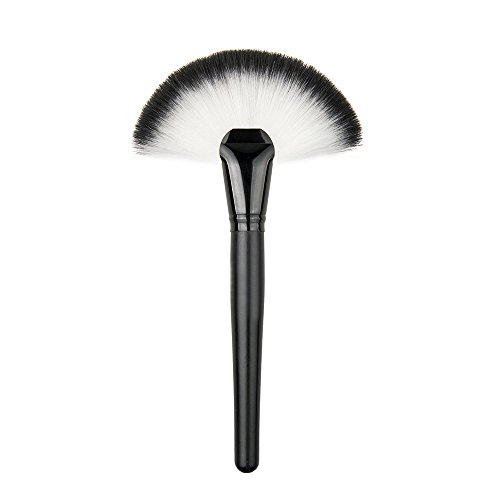 HOSL Fan Shape Premium Synthetic Hair Makeup Brush Set 