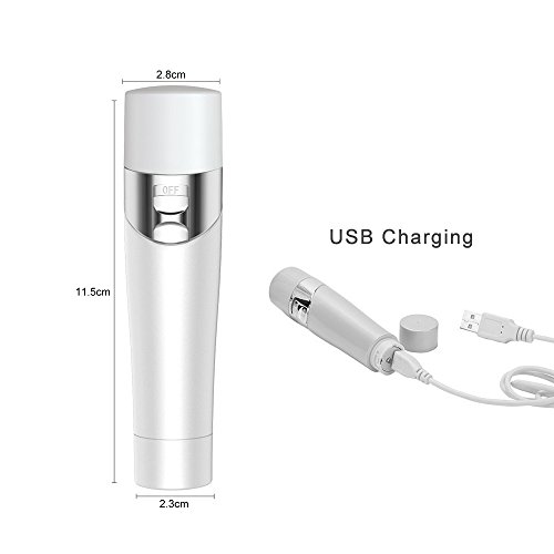 Womens Face Razors,LKE Women's Shave & Hair Removal 5 function in 1 painless electric shaving kits for women body hair Skin Care tools accessories