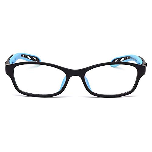 Fantia Unisex Child Non-Prescription Glasses Frame Clear Lens Kids Eyeglasses (Blue)