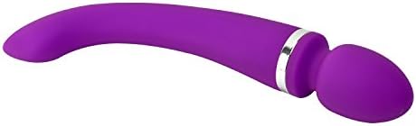 ELECITIZON Cordless Dual Function Wand Massager with 10 Speeds Rechargeable Waterproof Therapeutic Massage for Muscle Aches &amp; Sports Recovery (Purple)