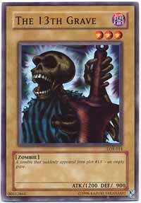 Yu-Gi-Oh! - The 13th Grave (LOB-014) - Legend of Blue Eyes White Dragon - 1st Edition - Common