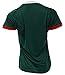 Arza Sports Mexico Slim Women Soccer Jersey Mexico Map Green/White/Pink/Black (US, Alpha, Small, Regular, Regular, Green)