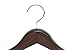 JS HANGER Wooden Suit Hangers, 3 Pack Extra-Wide Shoulder Wood Coat Hangers with Non Slip Pant Bar, Extra Smooth and Splinter Free Retro Finish
