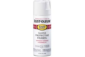 Rust-Oleum Stops Rust Professional Gloss Protective Enamel Spray Paint Arctic White, 12 oz.