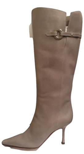 Jimmy Choo “Super Taupe All Leather Boot
