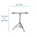Selens 80 Inch Retractable Support Stand with Clamp for Background Backdrop