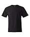 Hanes Men's Beefy-T Crewneck Short-Sleeve T-Shirt, Black - 2XLT