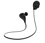 SoundPEATS QY7 Bluetooth 4.1 Wireless 6 Hours Play-time Noise Cancelling Sport In-Ear Stereo Earphones with Mic (Black)