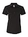 Hanes Ladies' 6.5 oz. X-Temp® Piqué Short-Sleeve Polo with Fresh IQ S BLACK