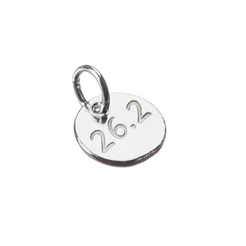 Running Jewelry, One TINY 26.2 sterling silver running charm