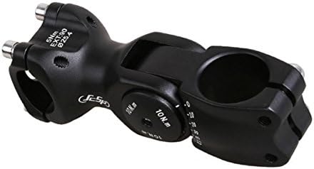 SportsInn 0/60 Degree Adjustable Bike Stem Mountain Bike Road Bike Travel Bike Cycling Fits for 1 1/8 inch Steerer Tube & 1 inch Handlebar 90mm Length