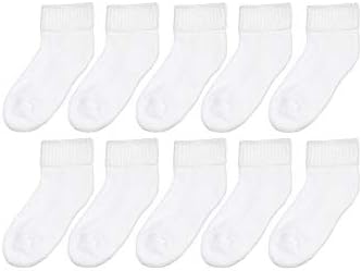 Garanimals Baby Toddler Boys or Girls Lowcut Ankle Socks, 10-Pack