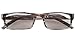 Eyekepper Spring Hinge Striped Reading Glasses (3 Pairs) Men Includes Sunshine Readers +1.00
