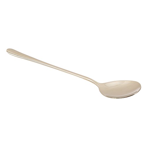 GUAngqi Long Handle Spoons Stainless Easy Clean Tea Tool Coffee Spoon Dessert Spoon Milkshake Spoon,champagne - Thumbnail 2
