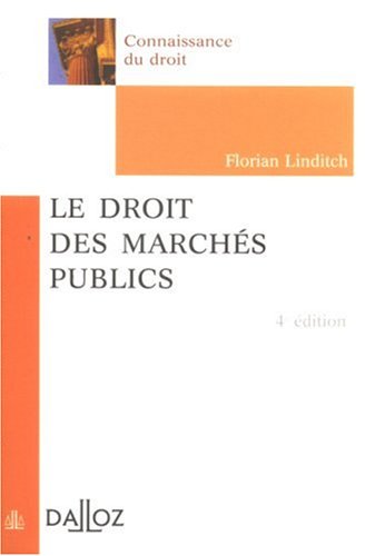 Le  droit des marchés publics