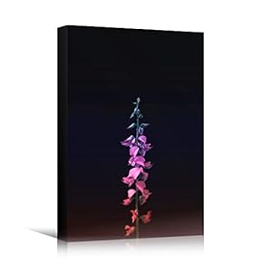 signwin Canvas Wall Art Pink Gradient Flower Colorful...