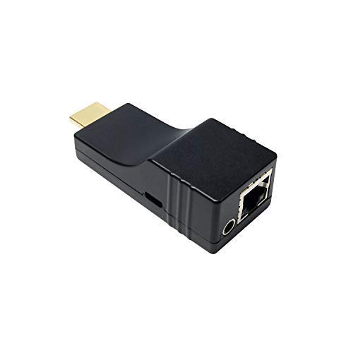 DDMALL ProAV 150M 1080p HDMI Over IP Extender, Using Single CAT5e/CAT6 Cable, Compact Size, 1-to-1, One-to-Many, Receiver (RX) Only(HIP10RX)