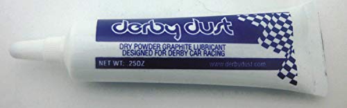 Graphite Derby Dust Dry Lube for Pinewood Derby Tungsten Moly Boron by Derby Dust