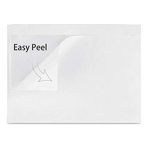 Methdic 7.5" x 5.5" Clear Strong Adhesive Packing List Shipping Labels Envelopes Pouches (500 Pack) - Thumbnail 4