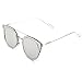 GAMT Desginer Vintage Sunglasses Retro Full-rim Metal Frame Round Lens Fashion Style Sliver