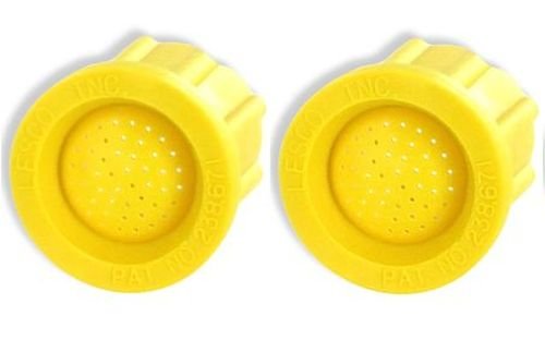 Pack of 2 - Lesco Chemlawn Spray Gun 2.0 GPM Nozzles - Yellow