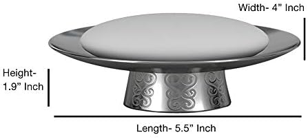 Nu Steel 7 Piece Mercury Glass Bathroom Accessory Set Patchwork Mercury Shiny Buy Online At Best Price In Uae Amazon Ae