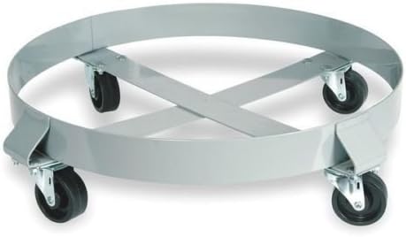 1XUZ9 Drum Dolly, 1000 lb., 6-1/2 In H, 55 gal.