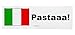 Hetalia Bumper Sticker: Italy 'Pastaaa'